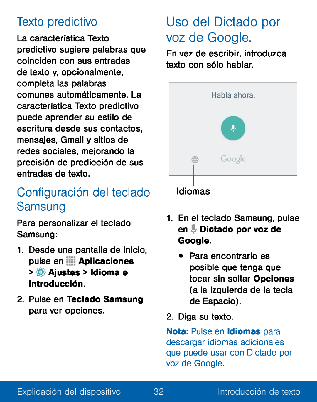 Configuración del teclado Samsung Galaxy S5 TracFone