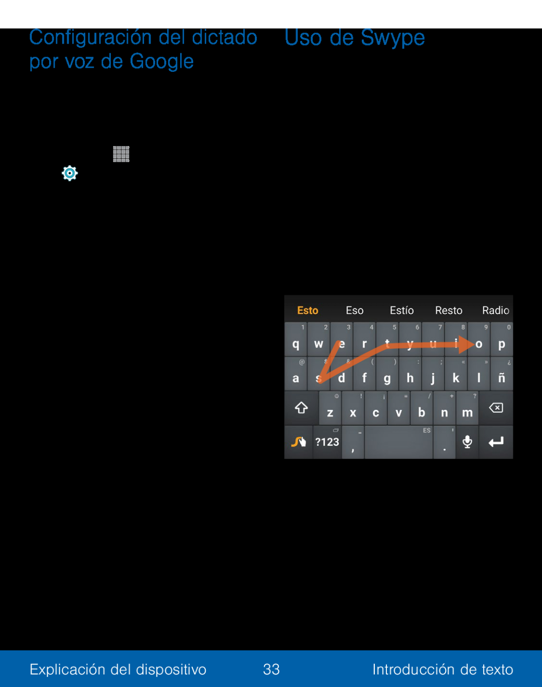 Configuración del dictado por voz de Google Galaxy S5 TracFone