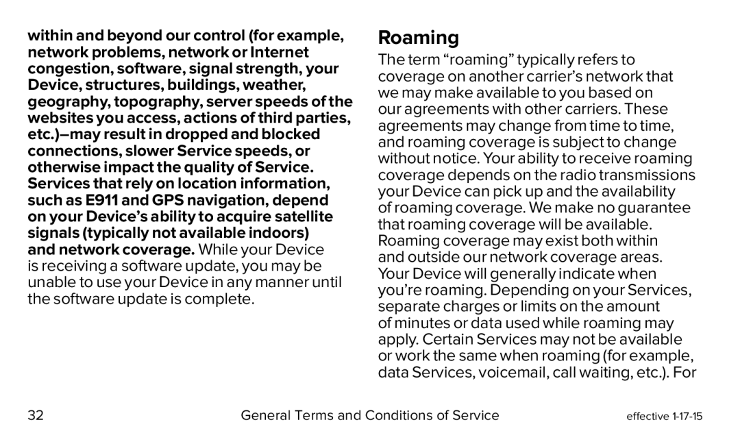 Roaming Galaxy S5 Virgin Mobile