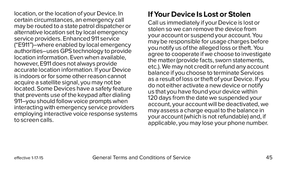 If Your Device Is Lost or Stolen