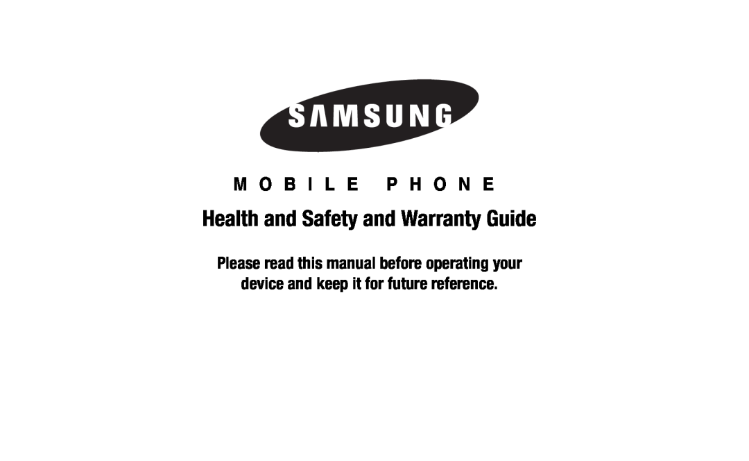 Health and Safety and Warranty Guide Galaxy S4 AT&T