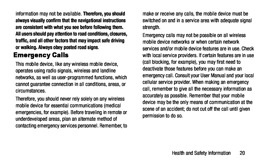 Emergency Calls Galaxy S4 AT&T