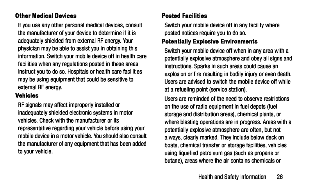 Potentially Explosive Environments Galaxy S4 AT&T