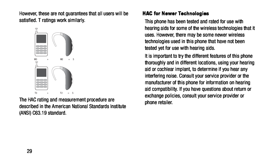 HAC for Newer Technologies Galaxy S4 AT&T