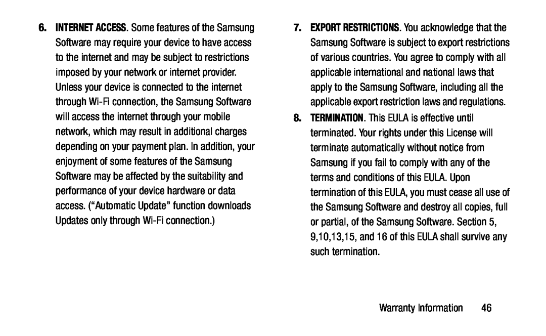 TERMINATION Galaxy S4 AT&T