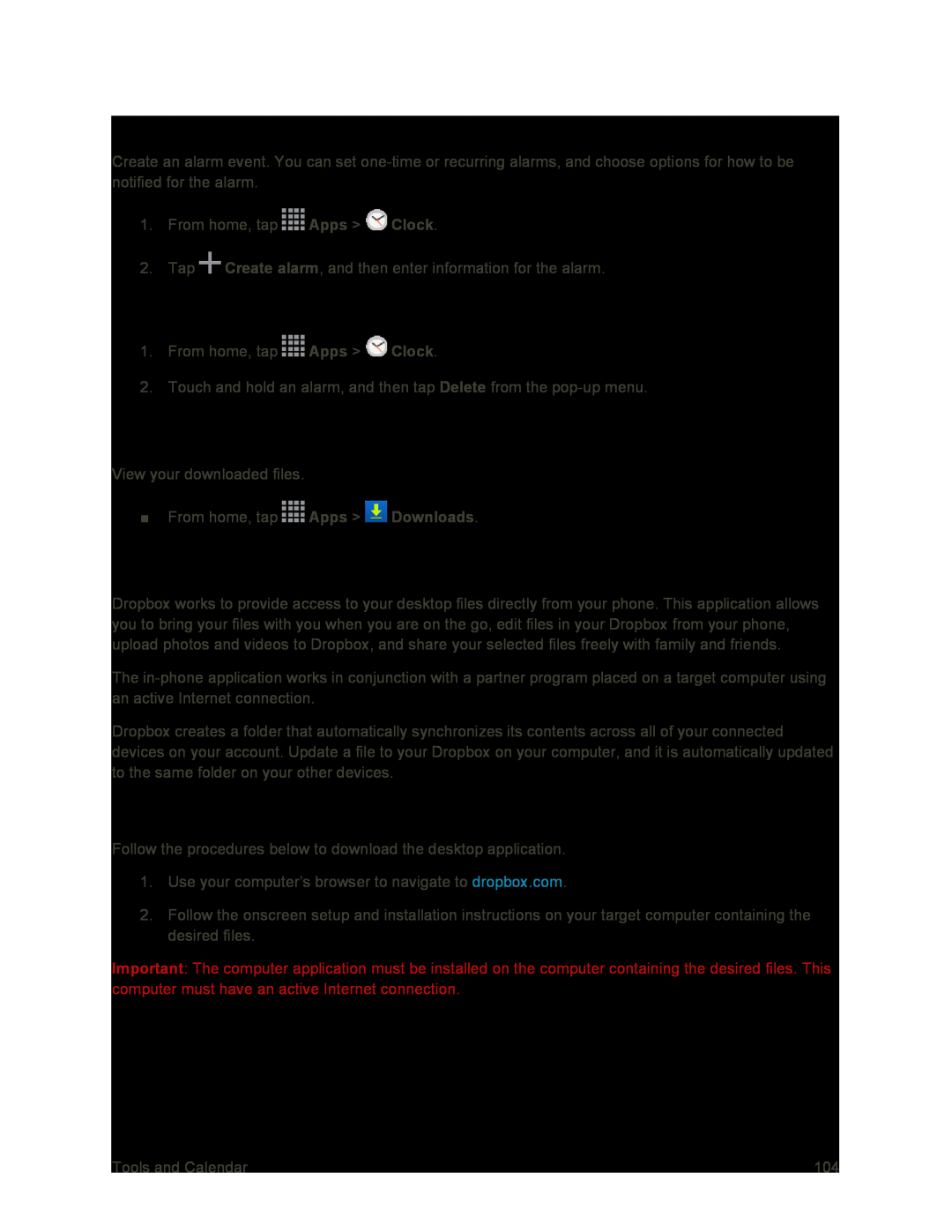 Downloads Galaxy S4 Sprint