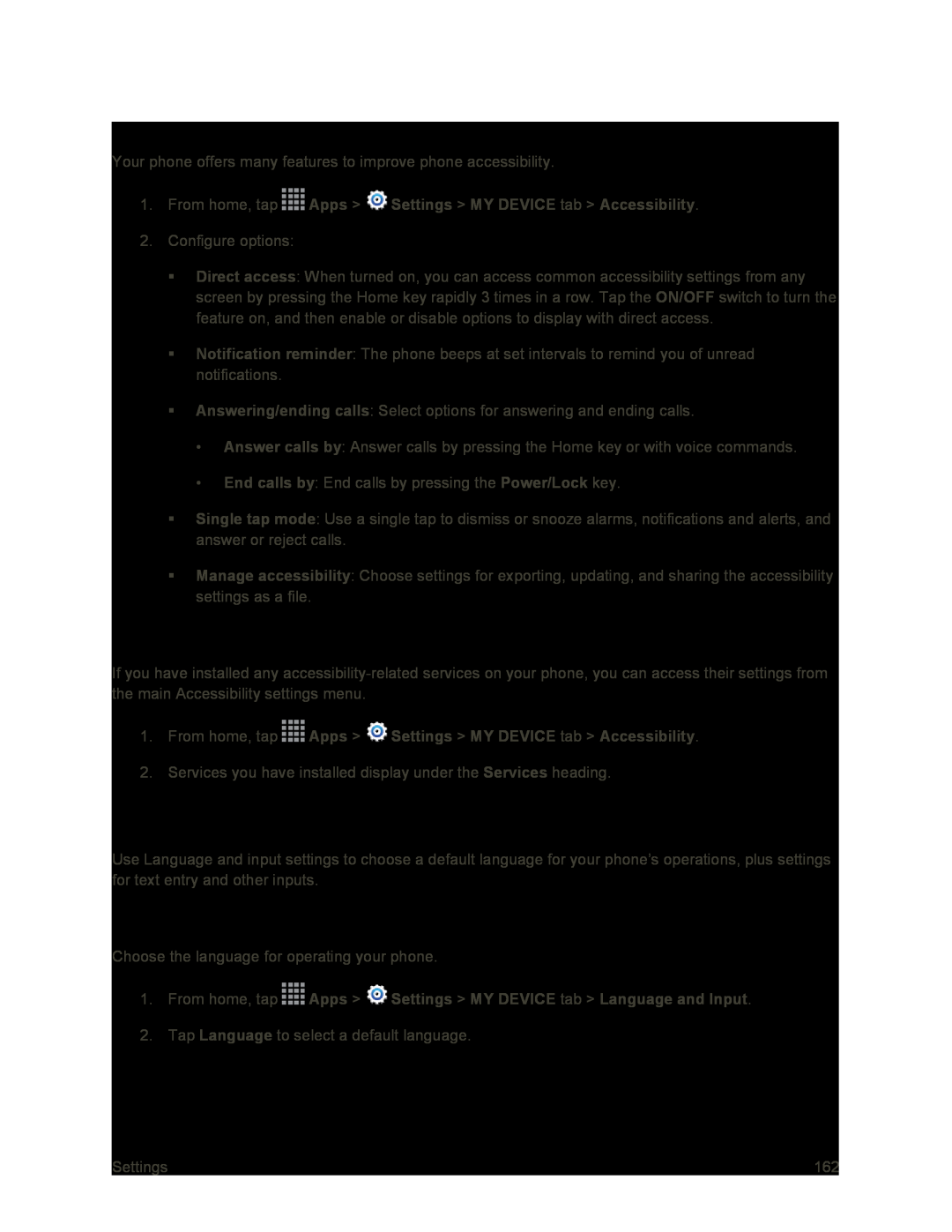 Choose a Default Language Galaxy S4 Sprint