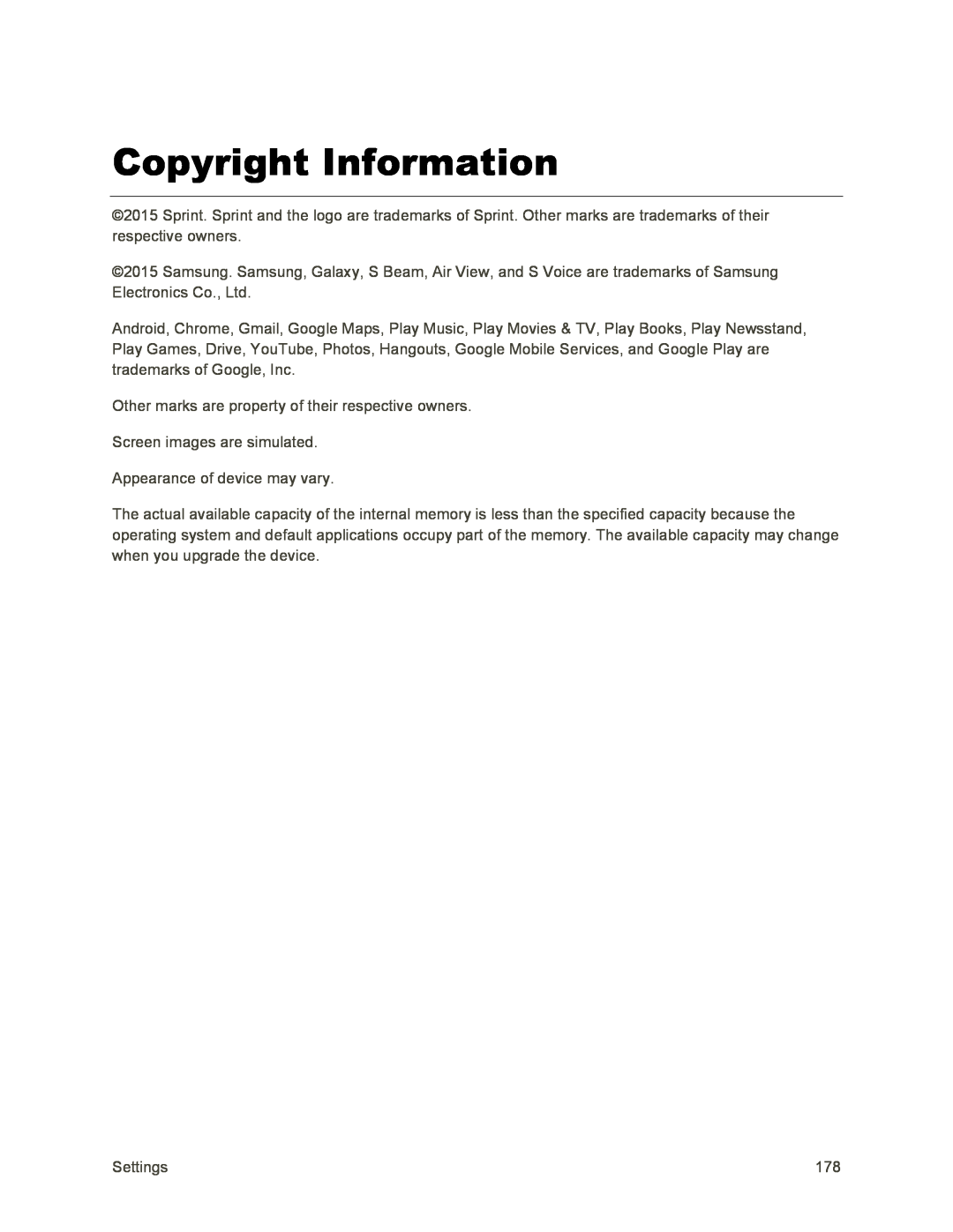 Copyright Information