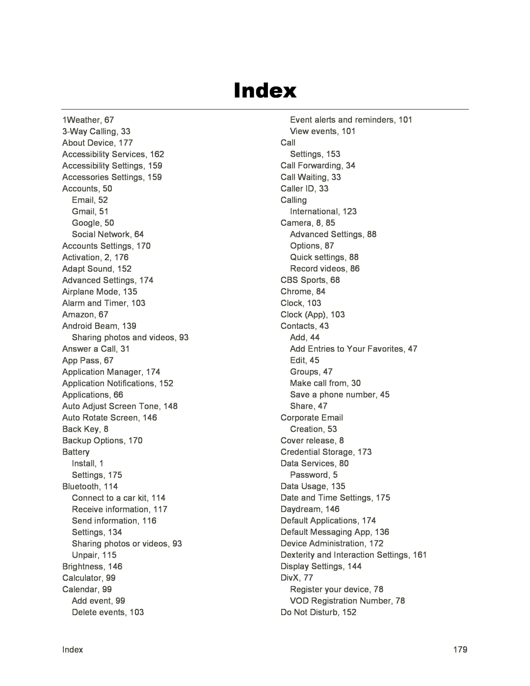 Index Galaxy S4 Sprint