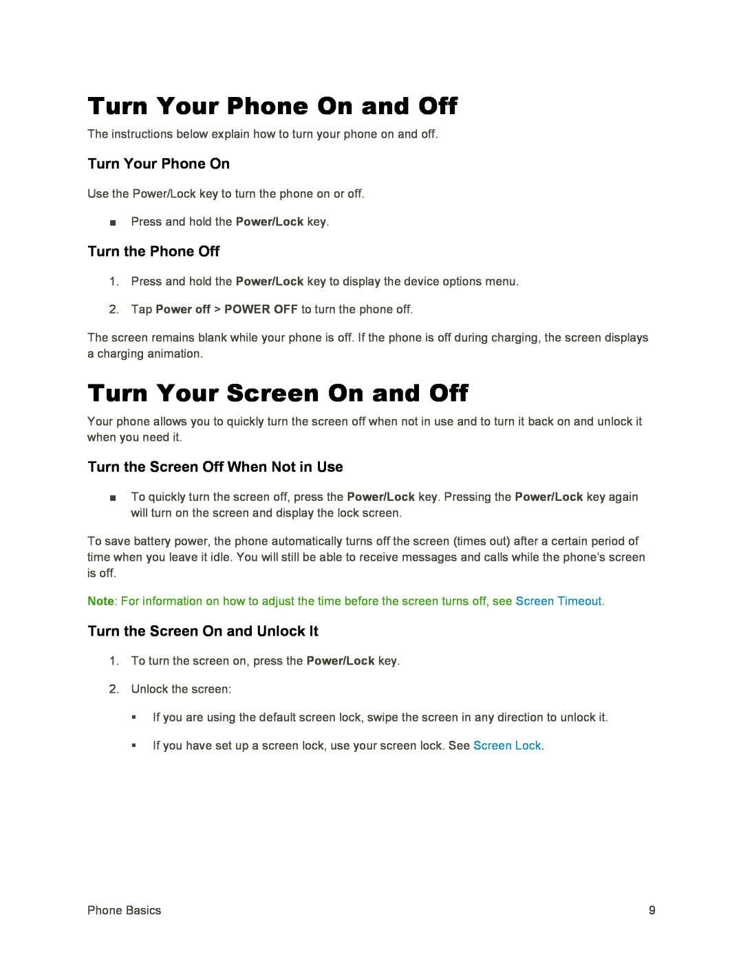 Turn Your Screen On and Off Galaxy S4 Sprint