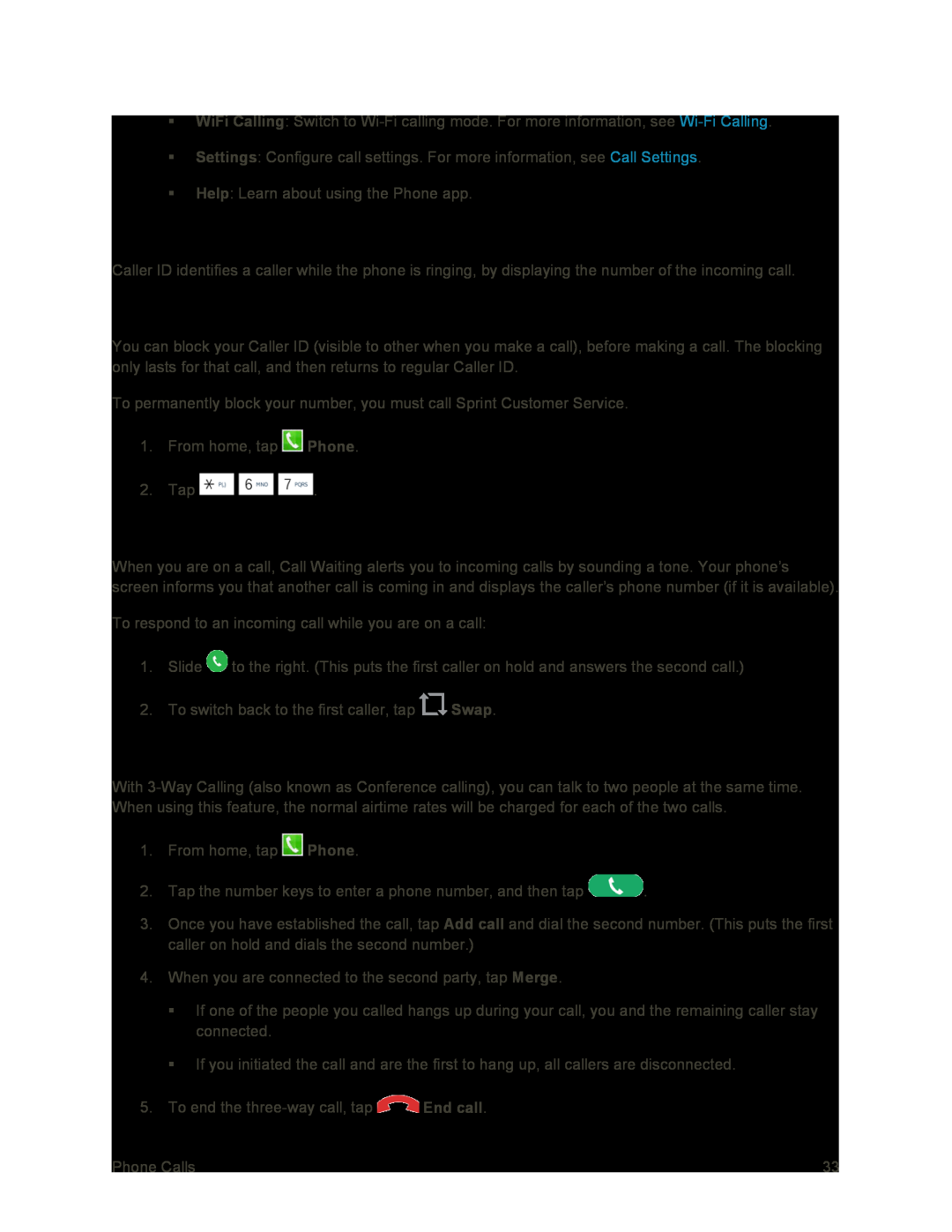 Caller ID Galaxy S4 Sprint