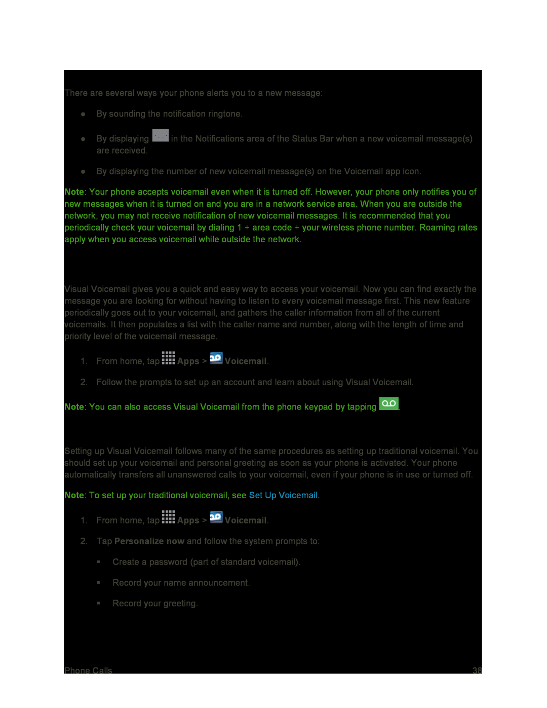 Visual Voicemail Galaxy S4 Sprint