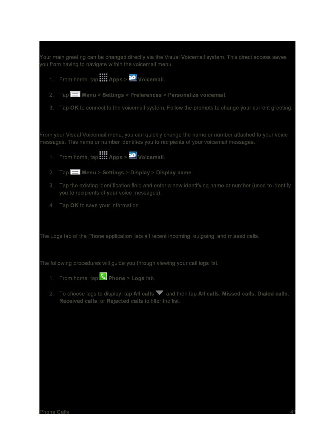 Change Your Main Greeting Galaxy S4 Sprint