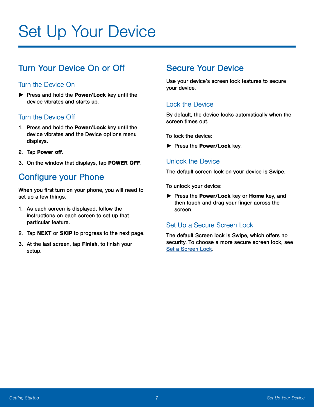 Turn Your Device On or Off Galaxy S4 Unlocked