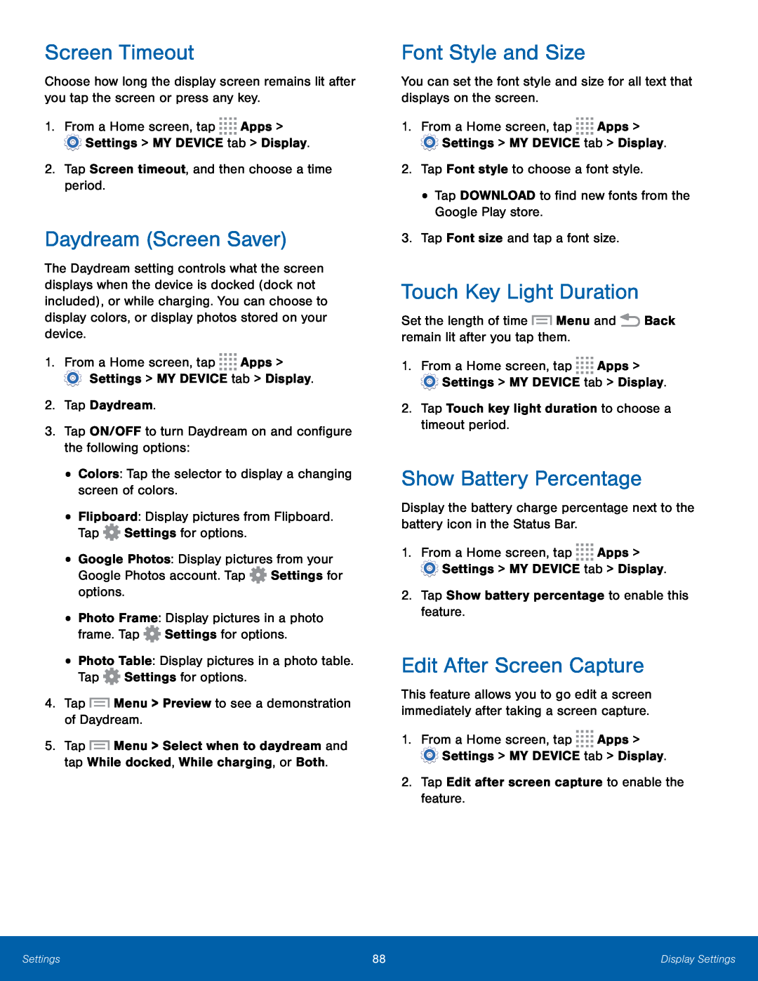 Show Battery Percentage Galaxy S4 Unlocked