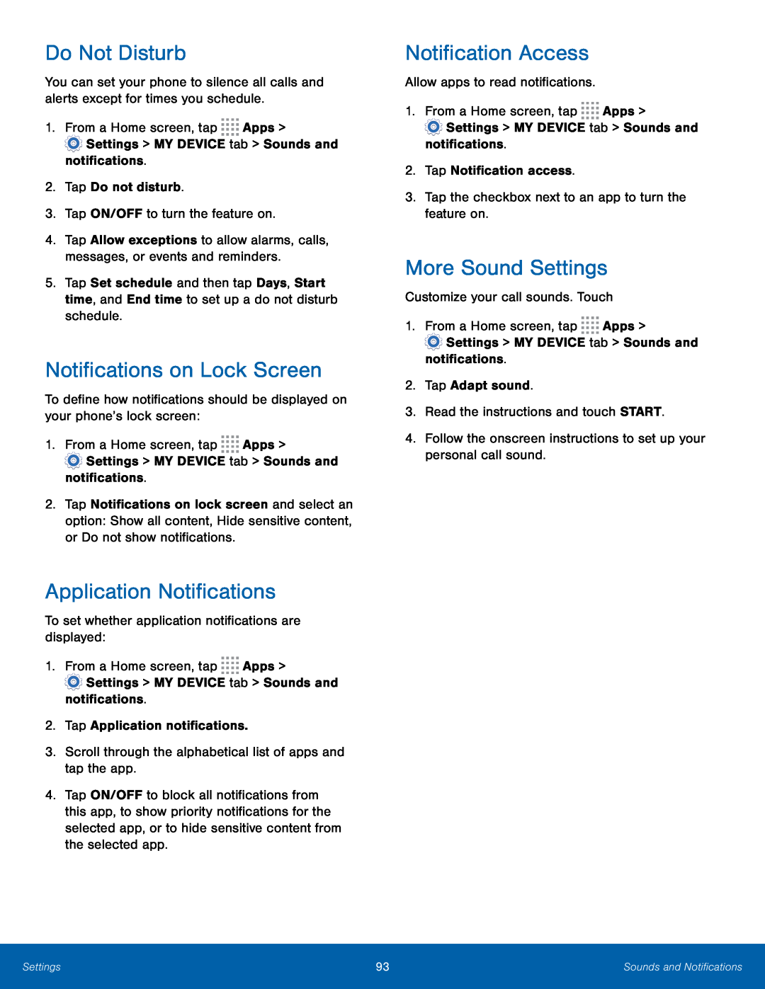 More Sound Settings Galaxy S4 Unlocked