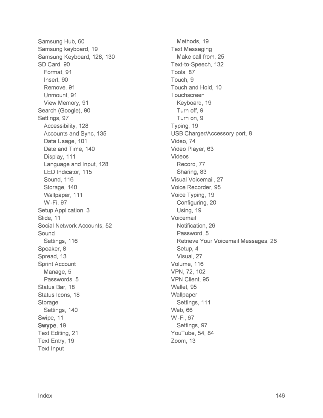 Swype Galaxy S III Sprint