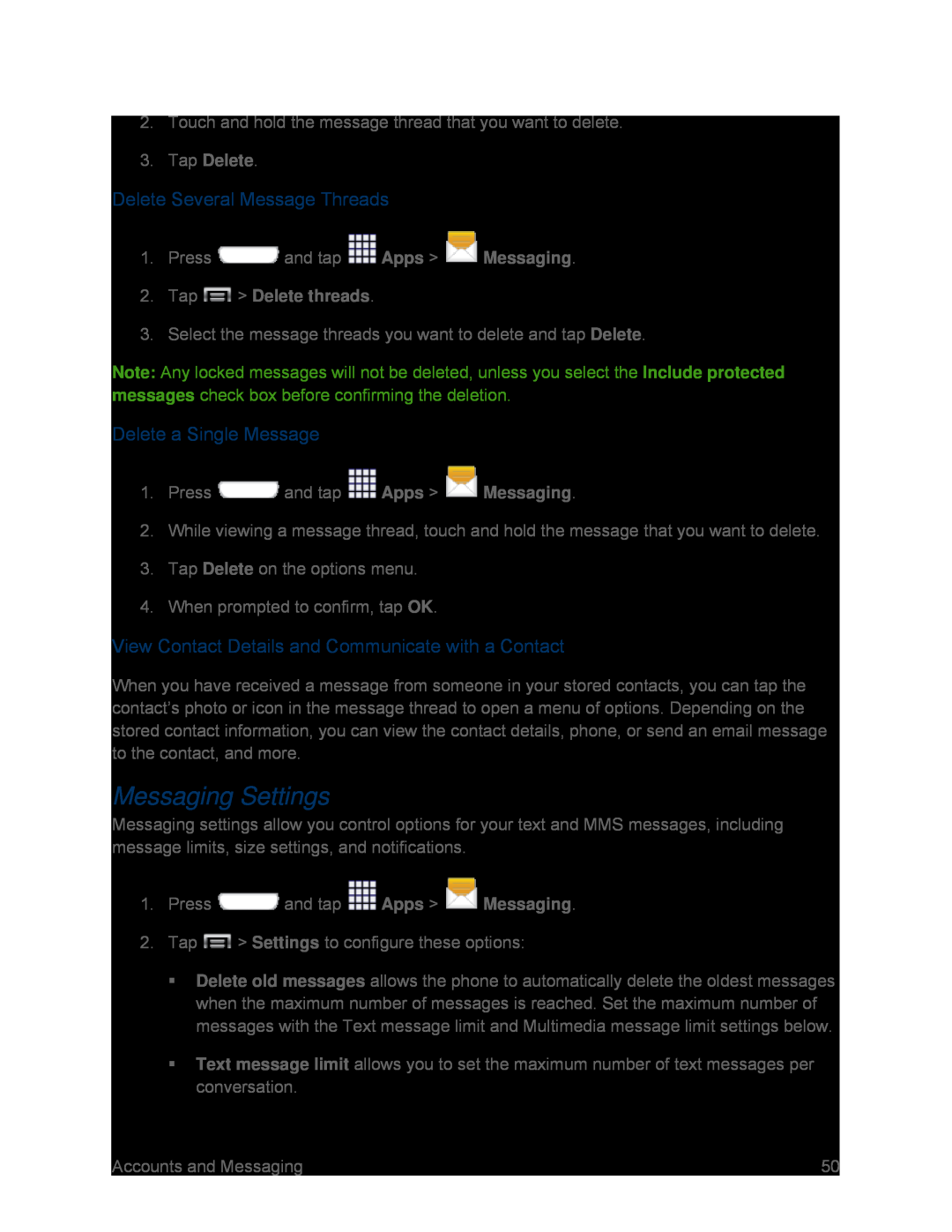 View Contact Details and Communicate with a Contact Galaxy S III Sprint