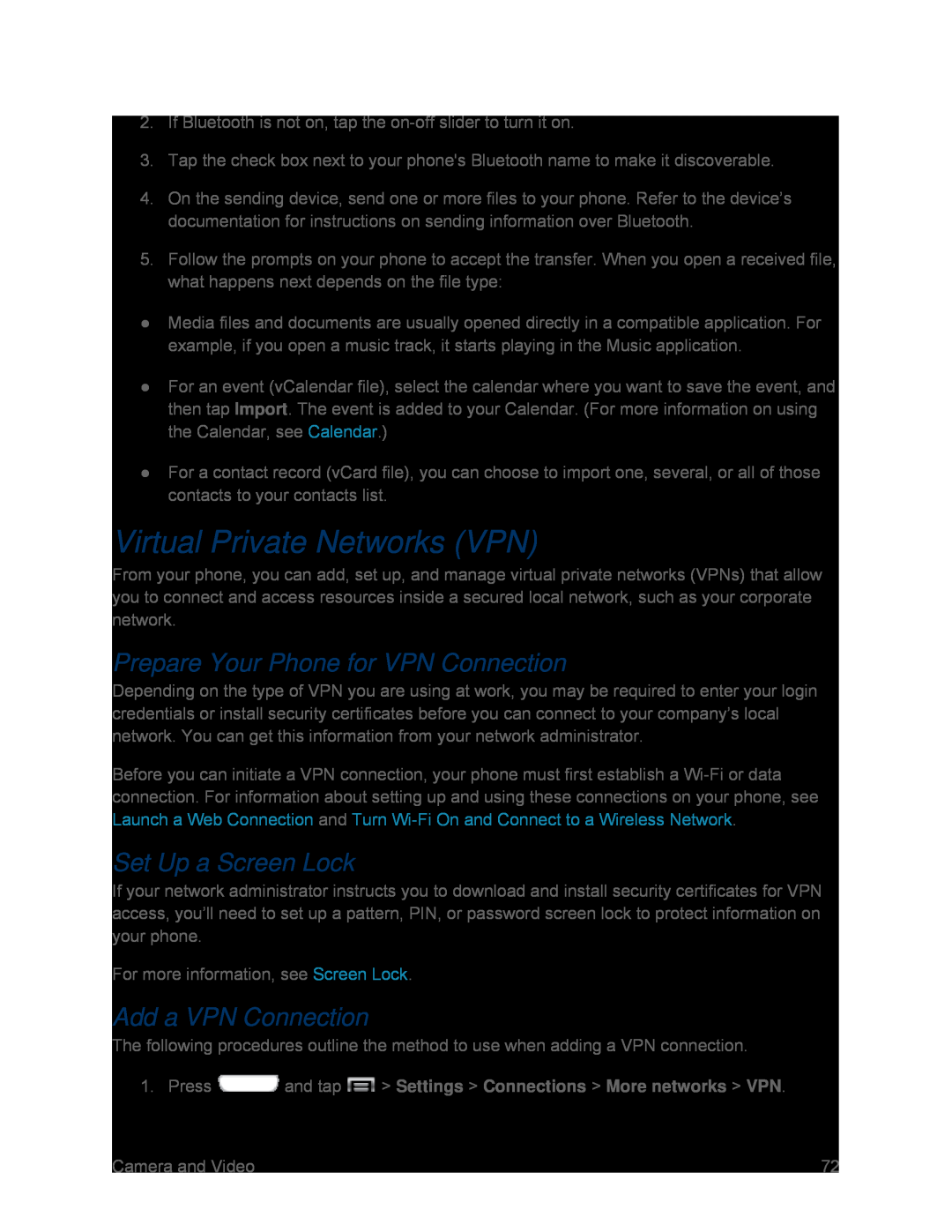 Prepare Your Phone for VPN Connection Galaxy S III Sprint