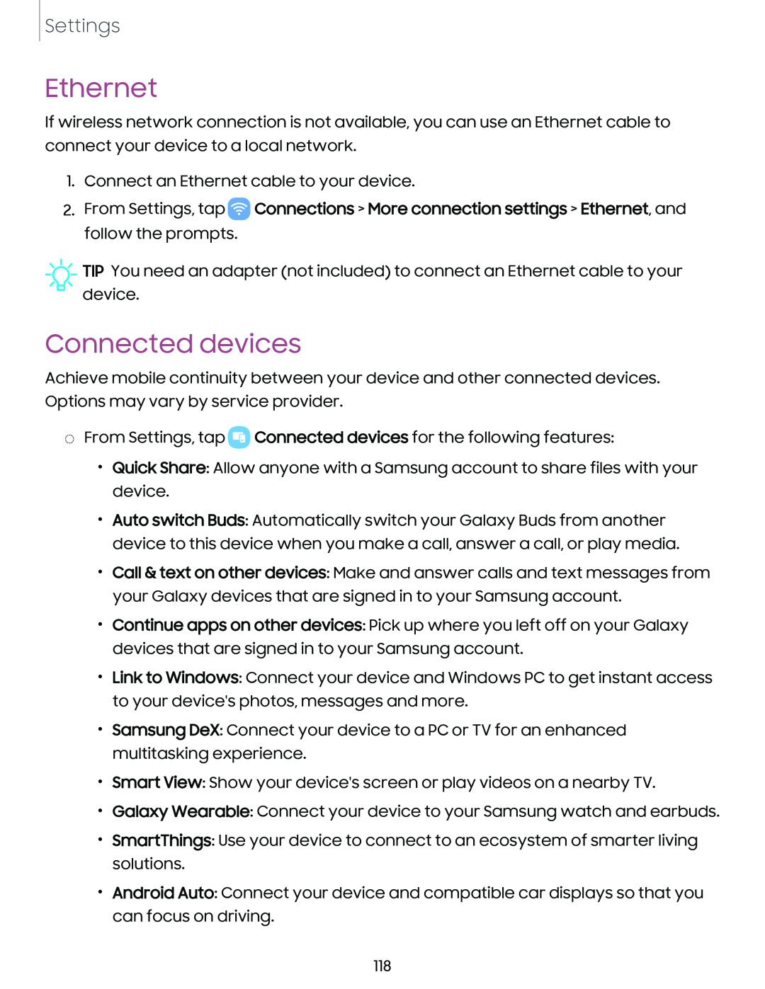 Connected devices Galaxy S21 Ultra 5G AT&T