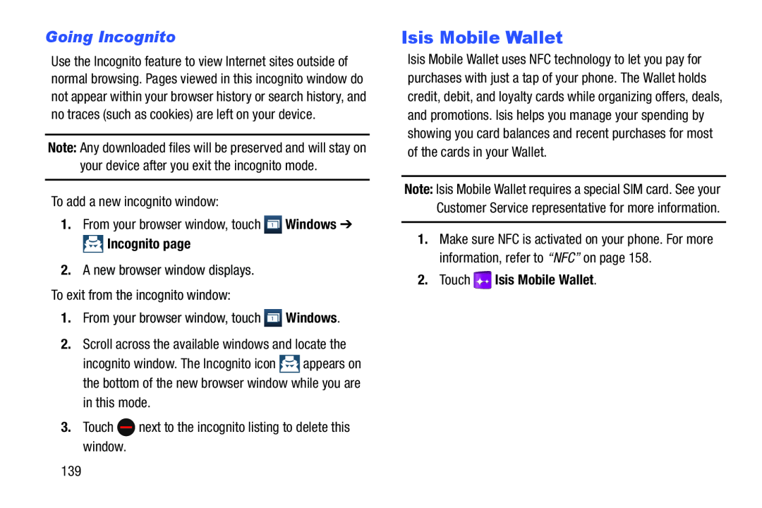 Going Incognito Isis Mobile Wallet