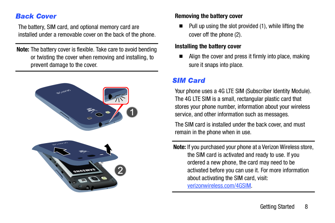 Back Cover Galaxy S III Developer Edition Verizon