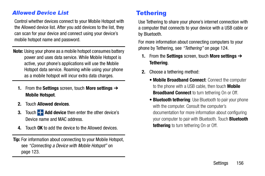 Allowed Device List