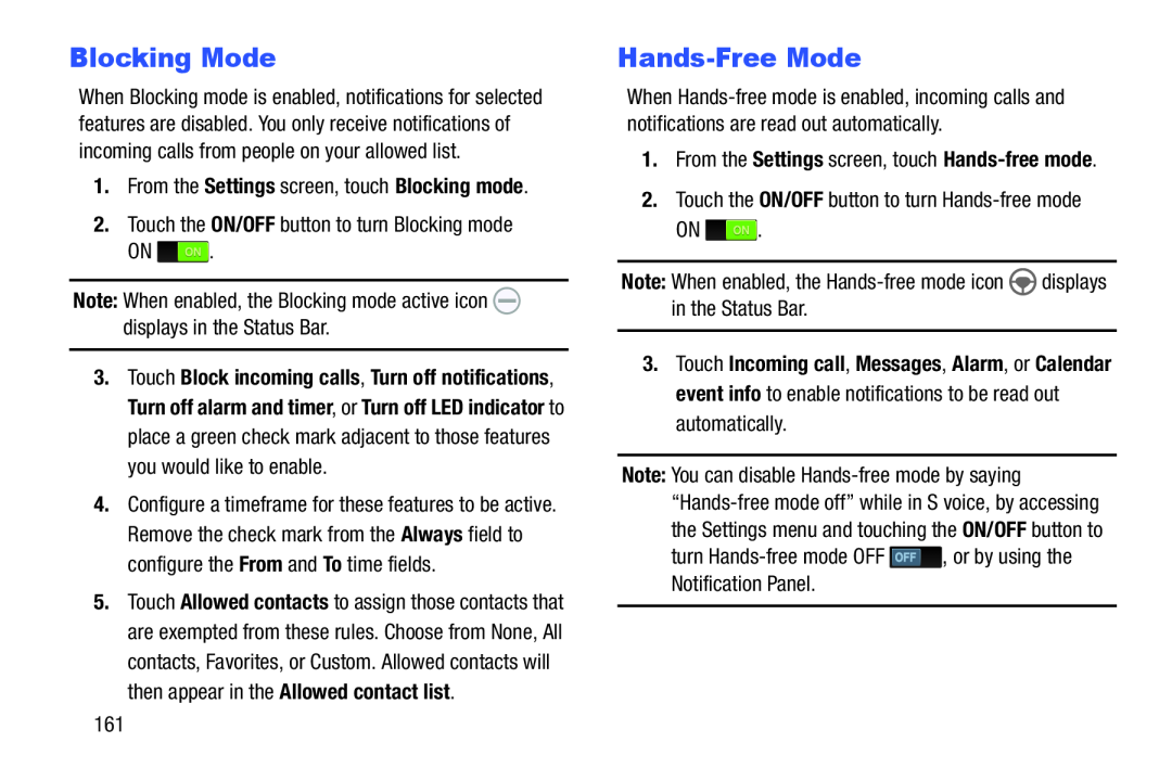 Blocking Mode Galaxy S III Developer Edition Verizon