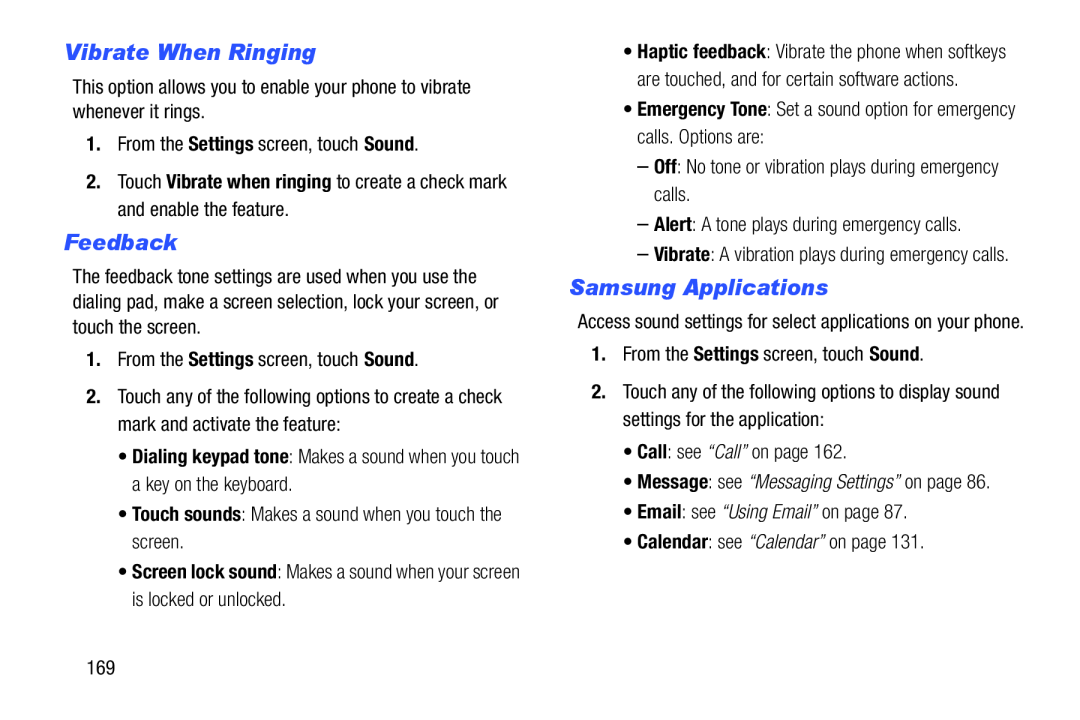 Vibrate When Ringing Feedback