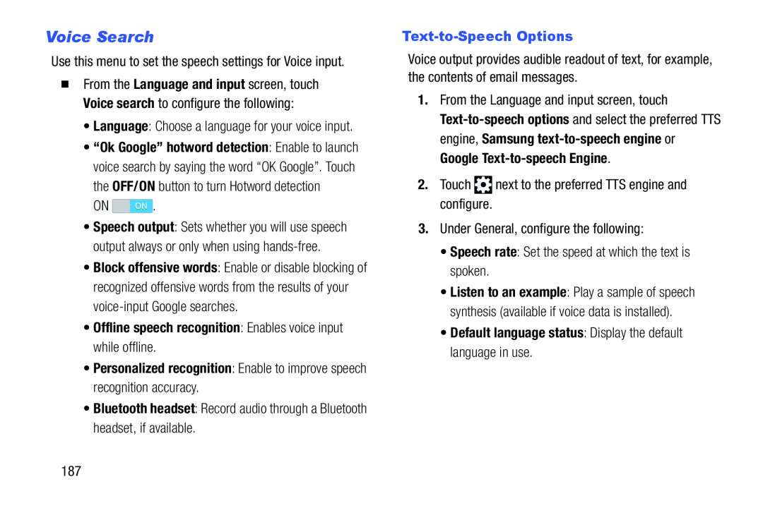 Voice Search Galaxy S III Developer Edition Verizon