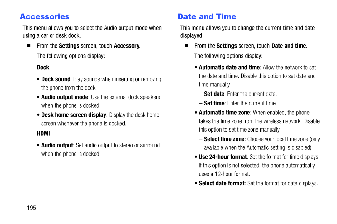 Date and Time Galaxy S III Developer Edition Verizon