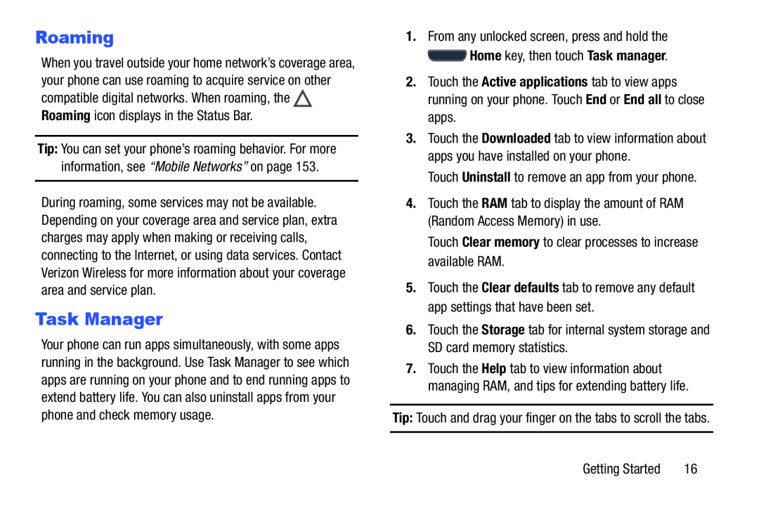 Roaming Galaxy S III Developer Edition Verizon