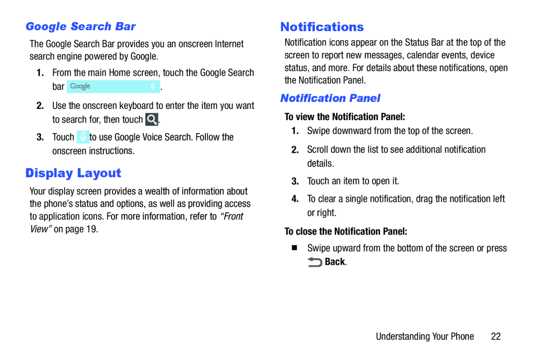 Notifications Galaxy S III Developer Edition Verizon