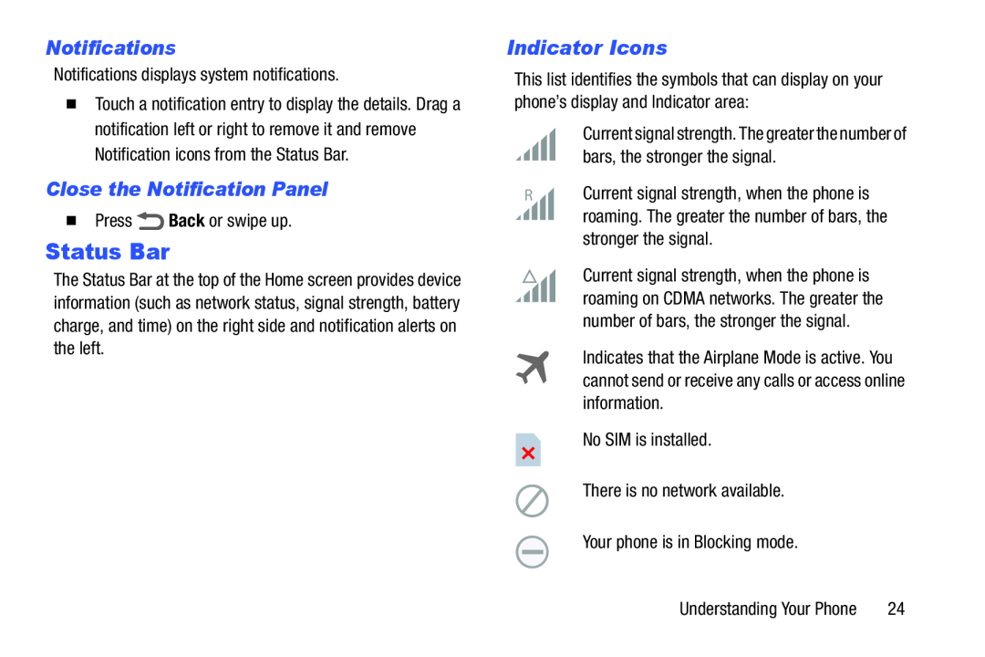 Notifications Galaxy S III Developer Edition Verizon