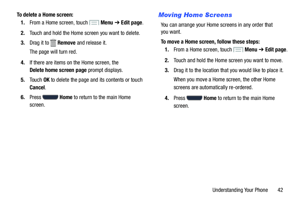 Moving Home Screens Galaxy S III Developer Edition Verizon