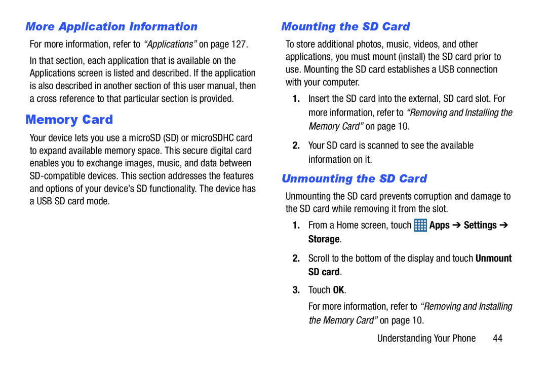 Unmounting the SD Card Galaxy S III Developer Edition Verizon