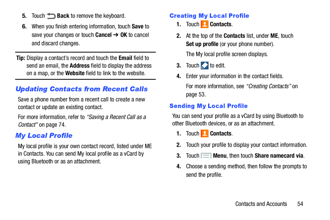 Updating Contacts from Recent Calls Galaxy S III Developer Edition Verizon