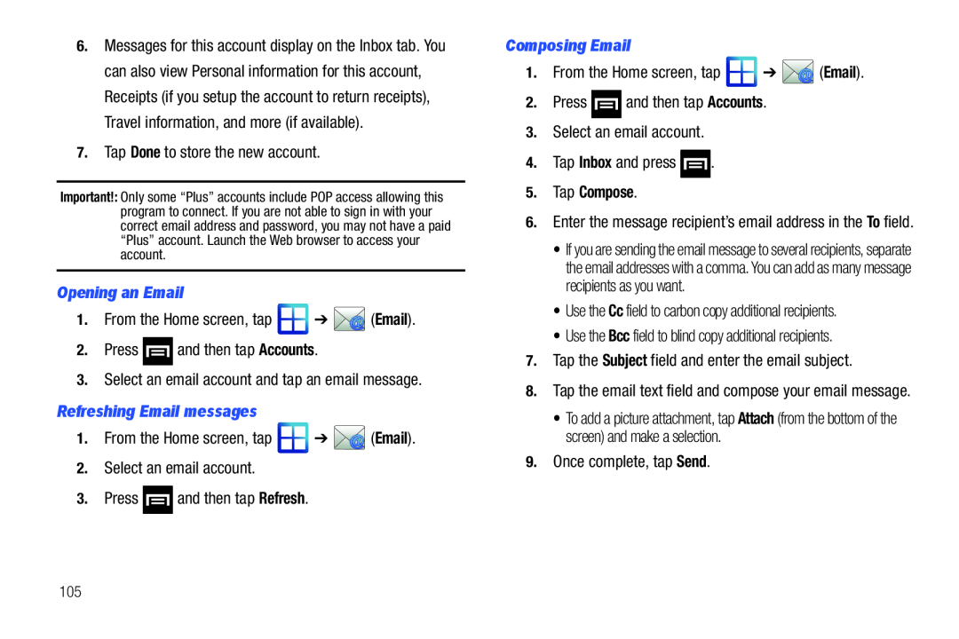 Email Galaxy S T-Mobile