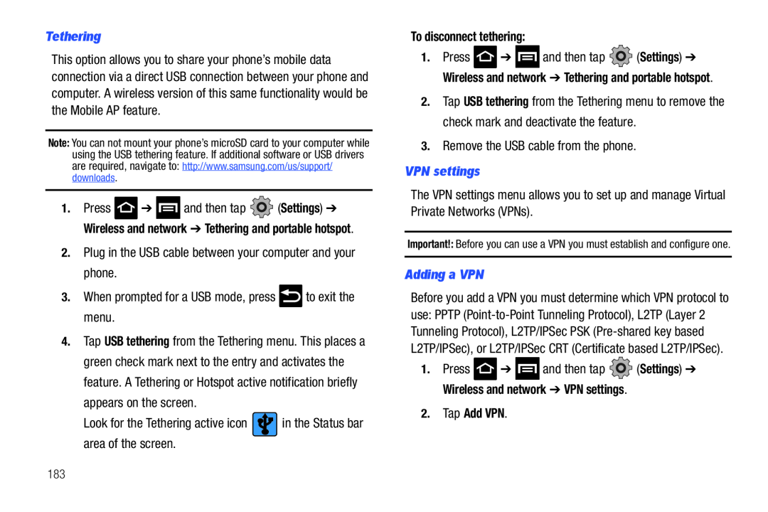 To disconnect tethering: Galaxy S T-Mobile