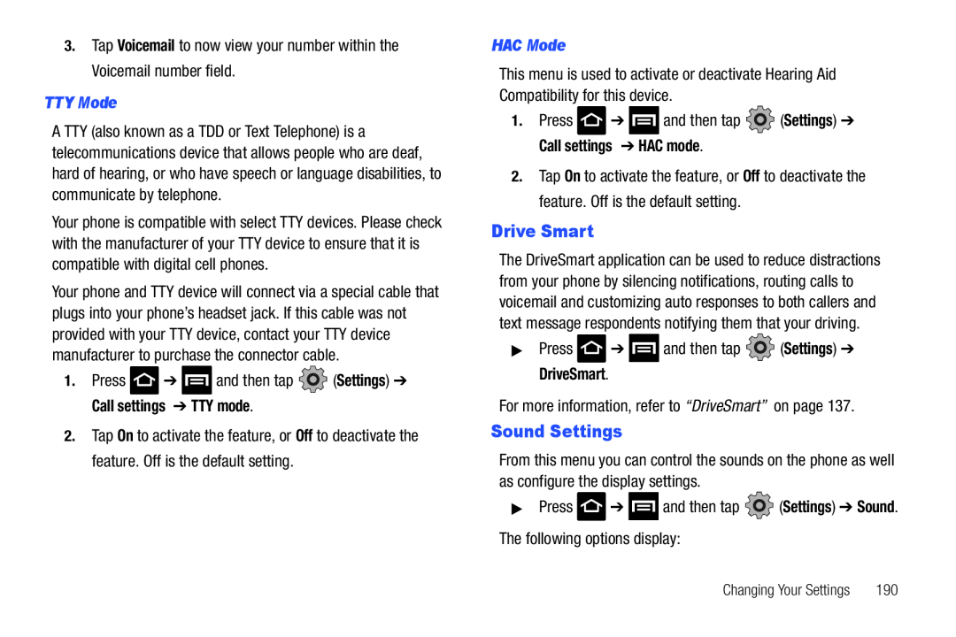 Sound Settings Galaxy S T-Mobile