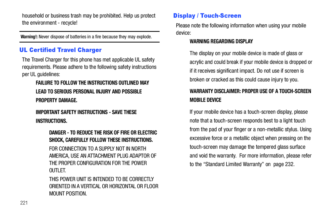 Display / Touch-Screen Galaxy S T-Mobile