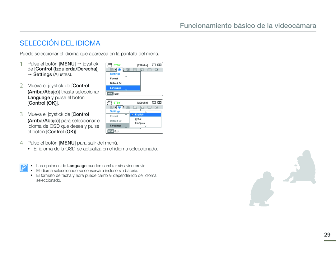 SELECCIÓN DEL IDIOMA