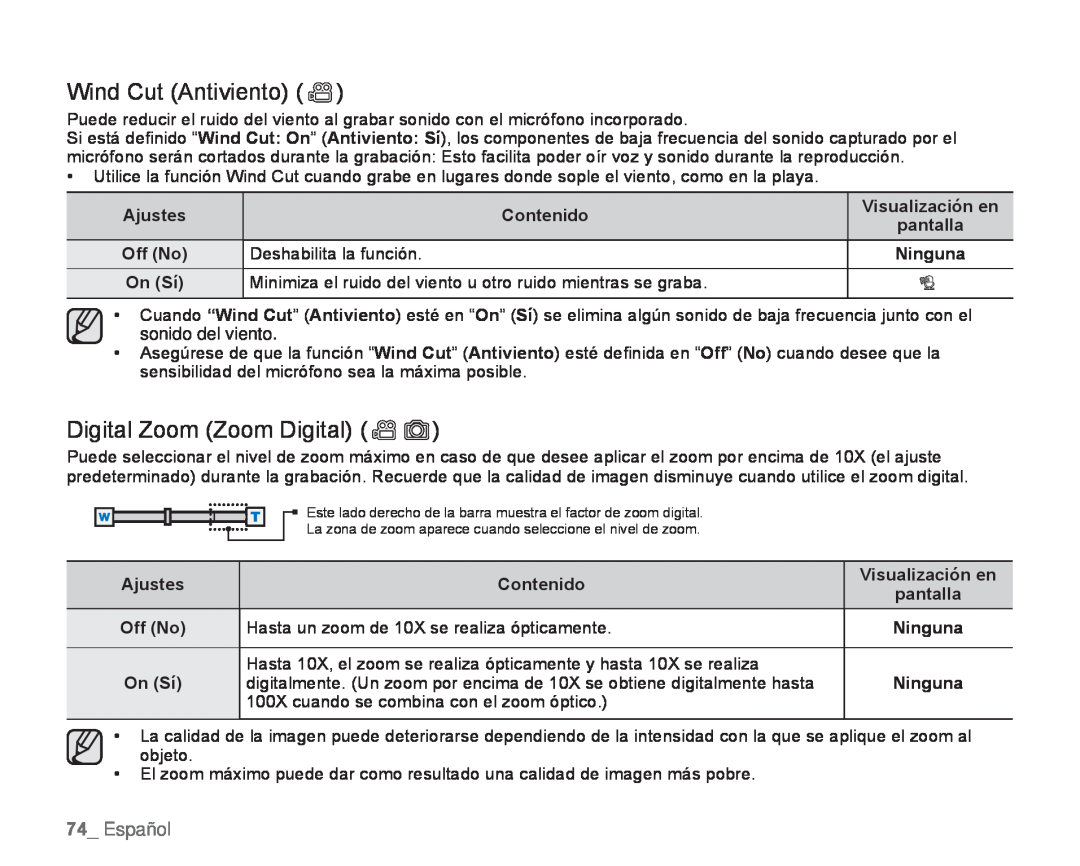 Digital Zoom (Zoom Digital) () Hand Held Camcorder HMX-H100