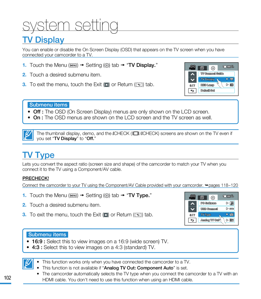 TV Display TV Type