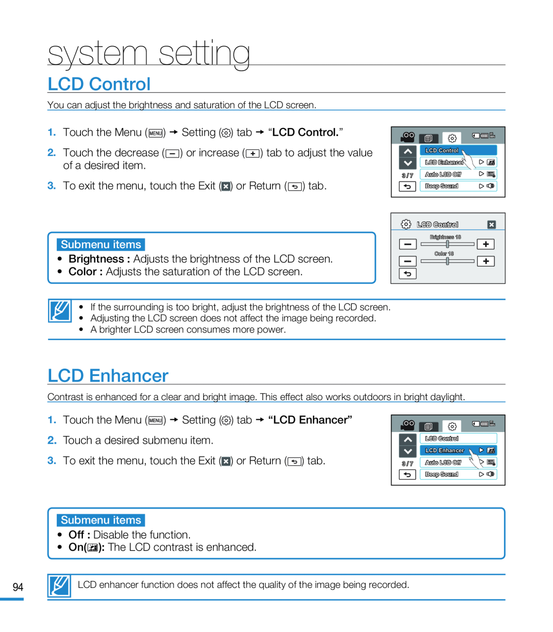 LCD Control LCD Enhancer