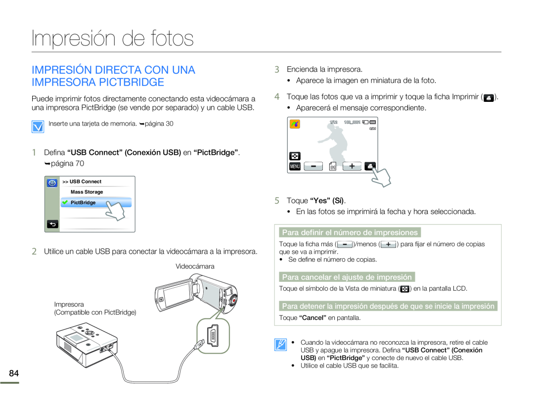 IMPRESIÓN DIRECTA CON UNA Hand Held Camcorder HMX-Q10BN