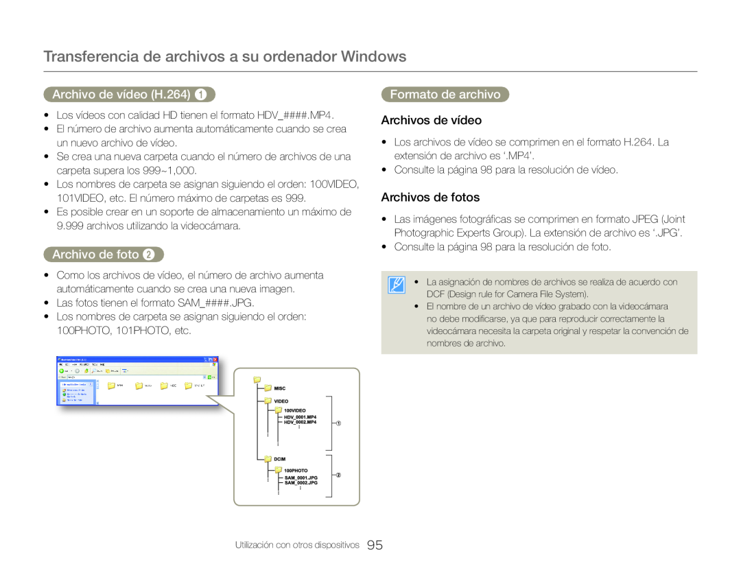 Archivos de fotos Hand Held Camcorder HMX-QF30BN