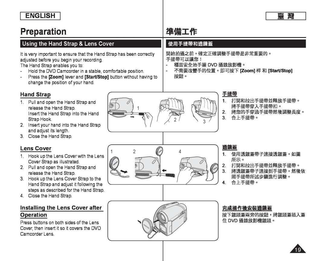 Installing the Lens Cover after Operation Handheld SC-DC164