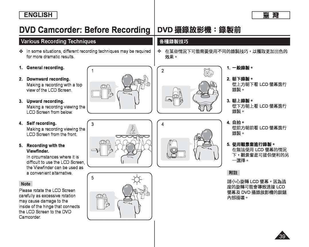 Various Recording Techniques Handheld SC-DC164