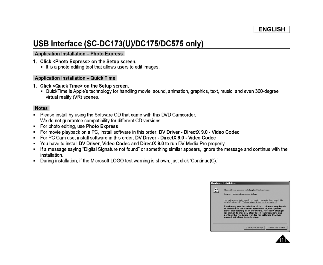 DV Driver Handheld SC-DC575